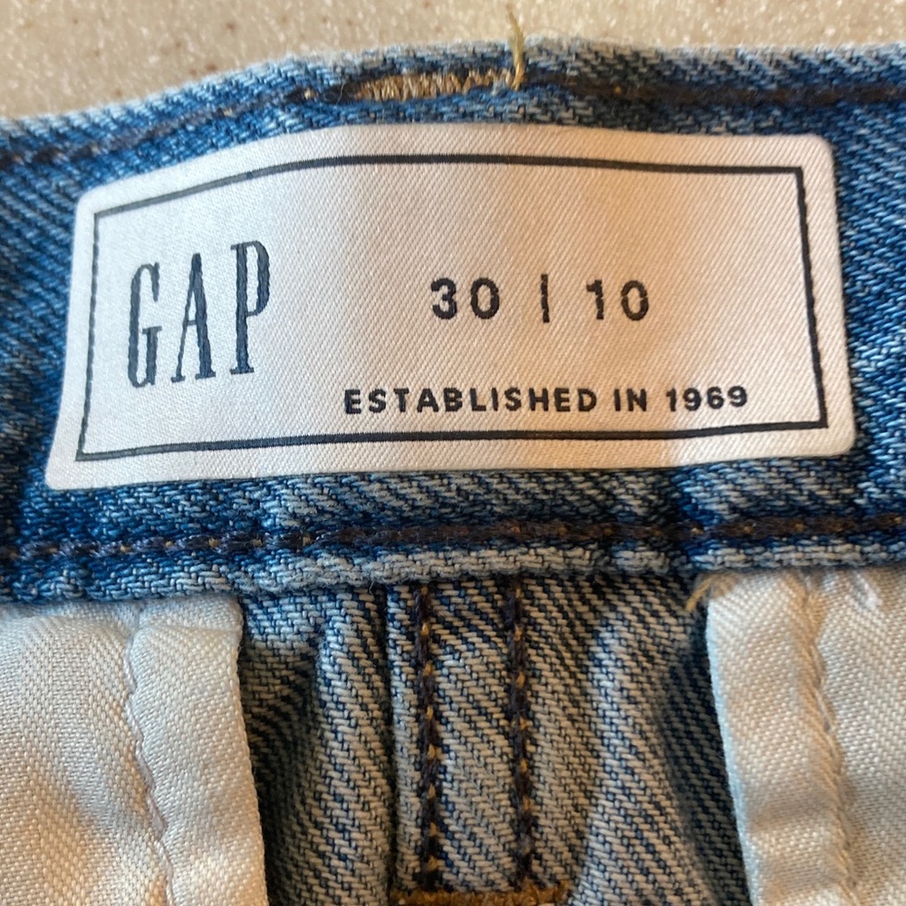 Gap Classic Blue Denim Mini Skirt Women Size 30 / 10 - Picture 8 of 9